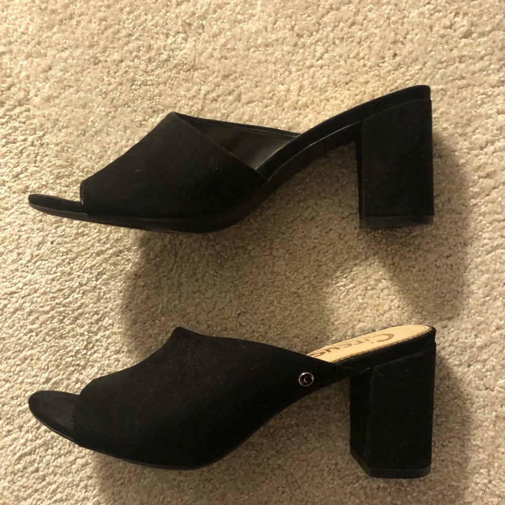Sam Edelman Circus black suede, size 7.5